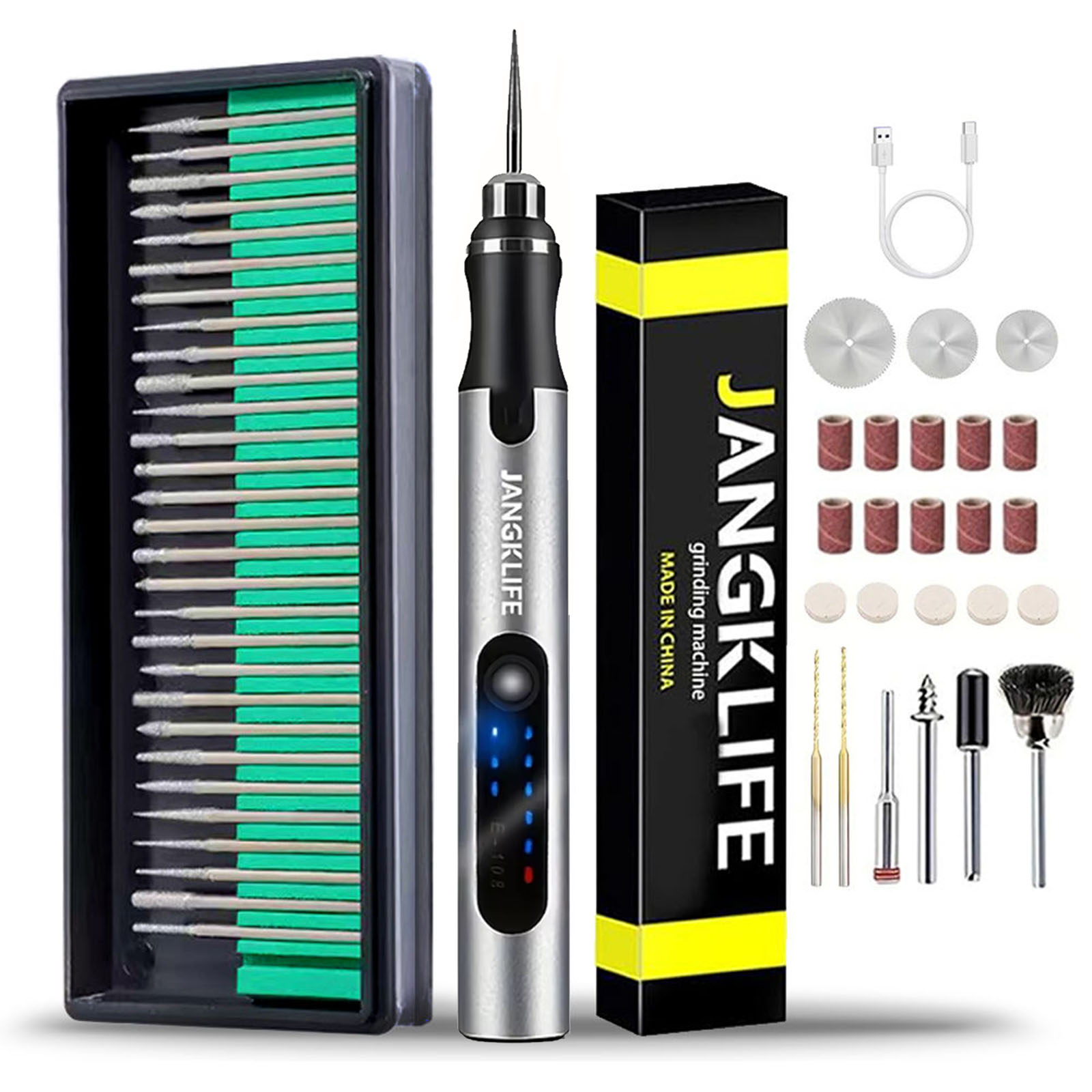 Power Tools Ingco - USB Sans Fil Outil Rotatif Kit
