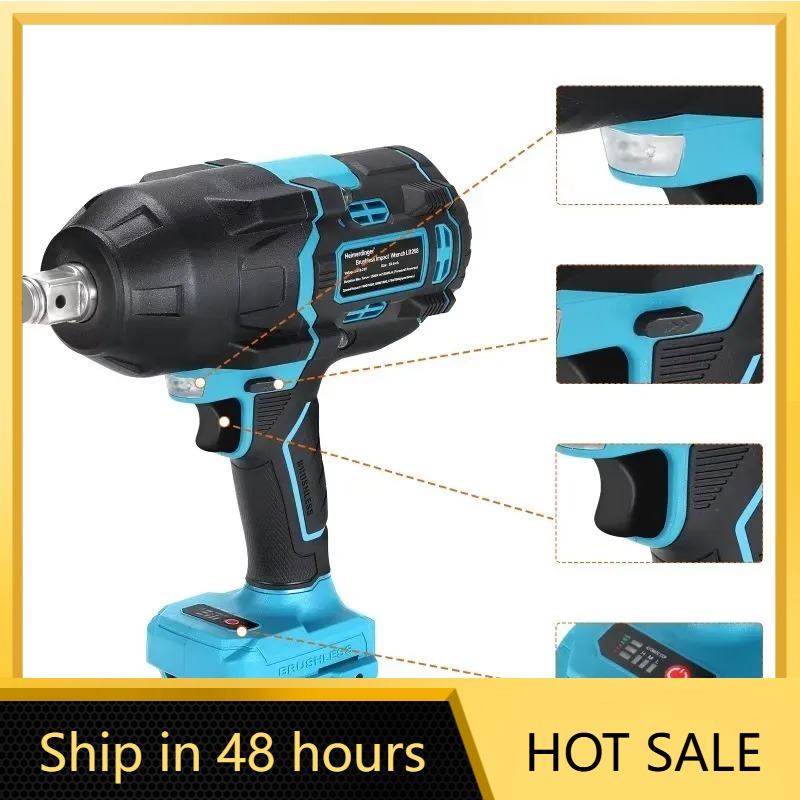 Power Tools Cordless - Clé à chocs sans fil Heimerdinger