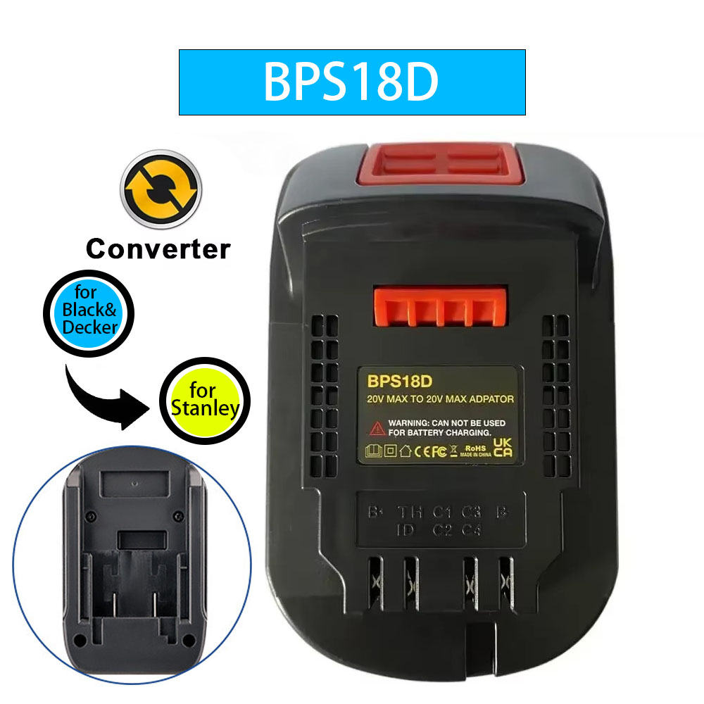 Power Tools Stanley - Adaptateur BPS18D pour Black & Decker
