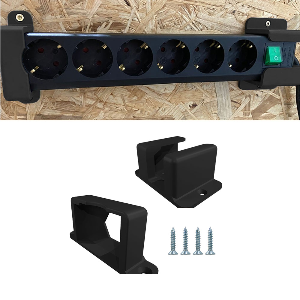 Power Tools Display Rack - Support de multiprise avec 4 vis,