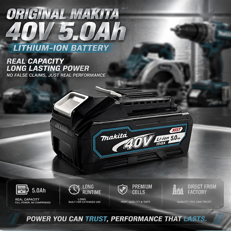 Makita Power Tools Xgt - Batterie lithium-ion Makita BL4050F 40V Max