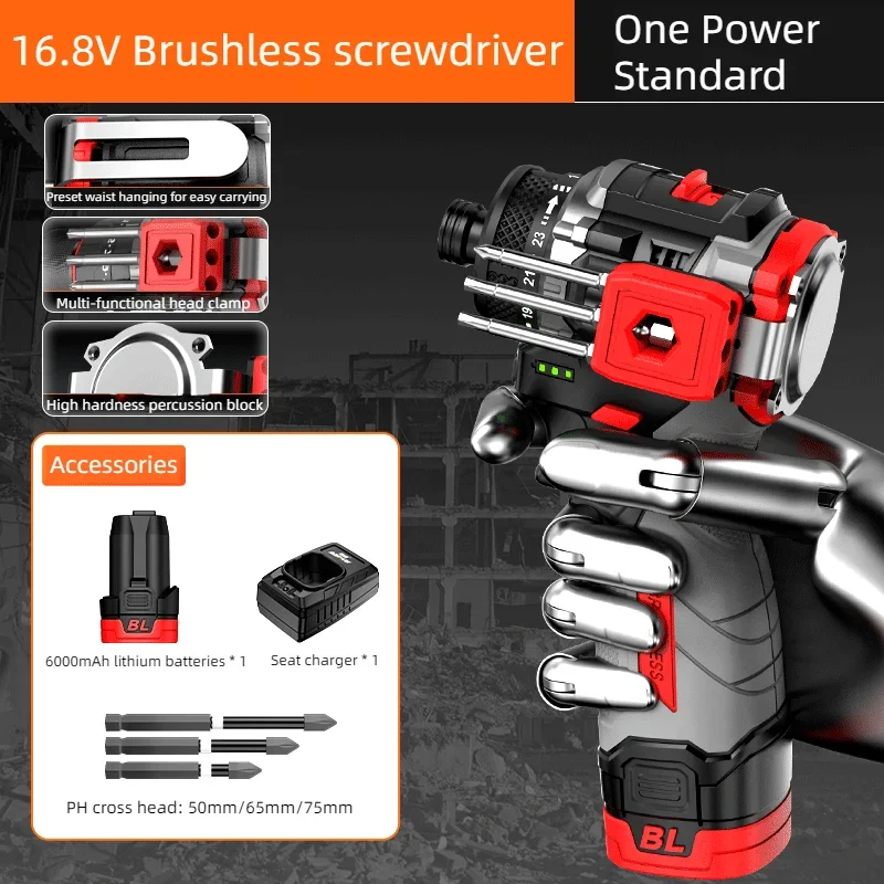 Power Tools Ingco - NANWEI perceuse électrique sans brosse sans