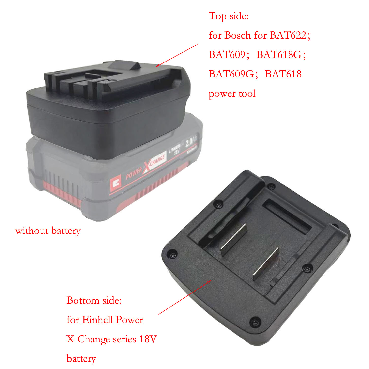 Power Tools Einhell - Convertisseur adaptateur de batterie pour batterie