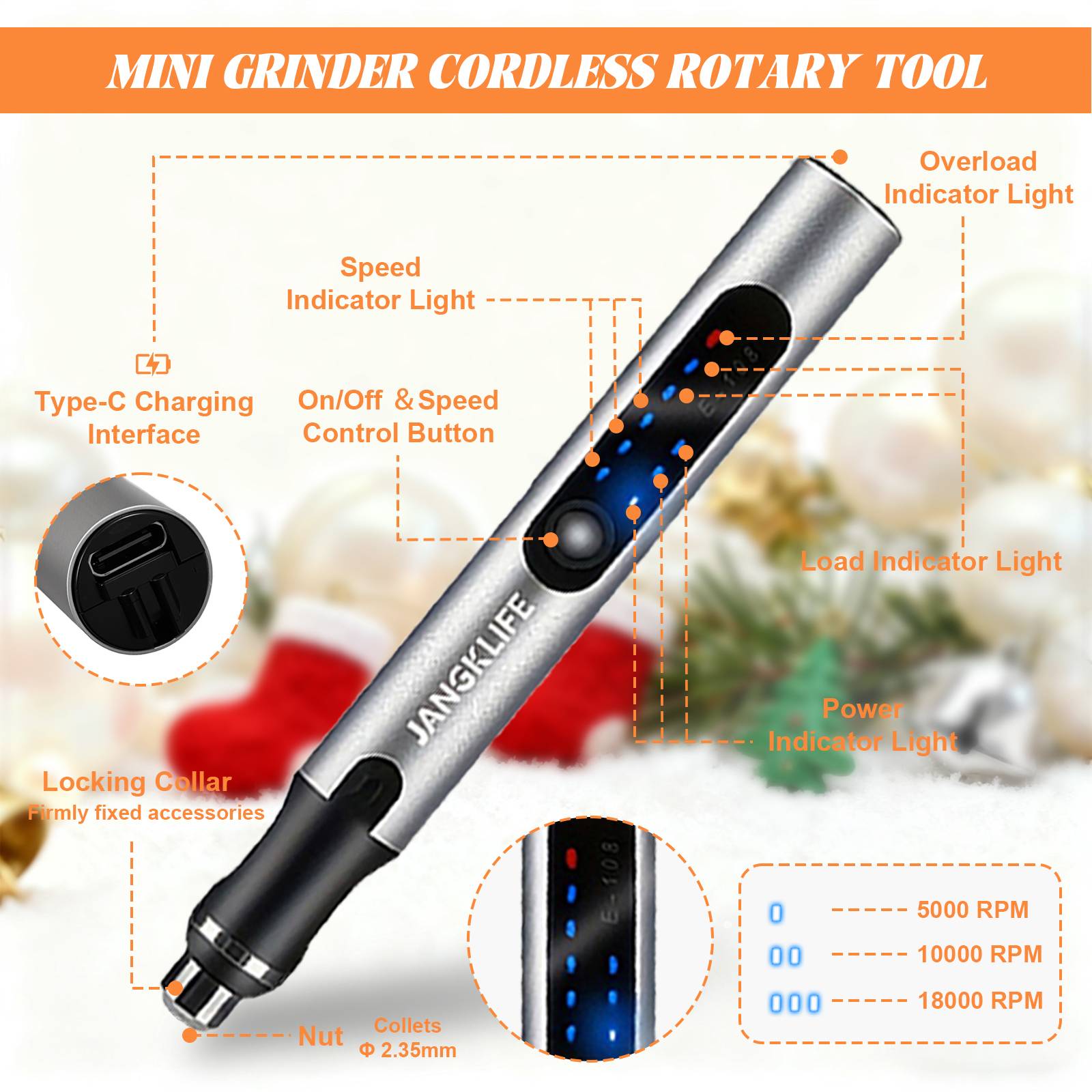 USB Sans Fil Outil Rotatif Kit - Power Tools Ingco avis et prix