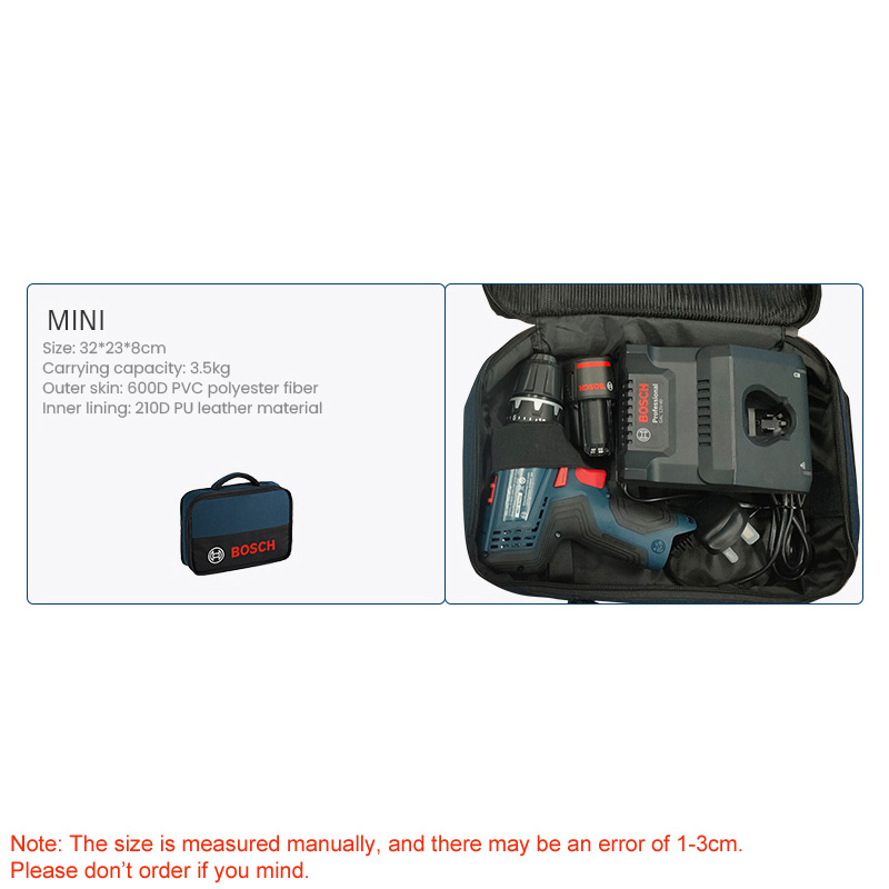 Bosch t-bag Mini/S sac à outil - Power Tools Software avis et prix