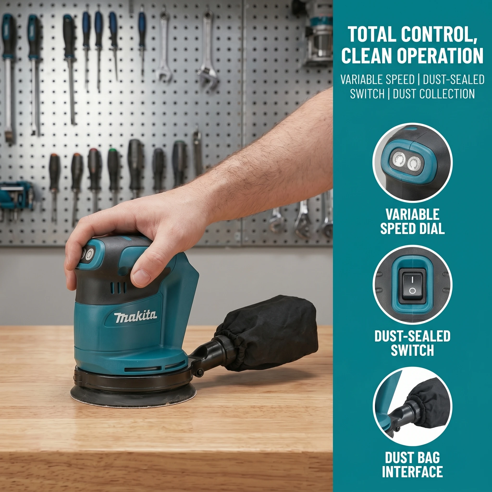 Ponceuse orbitale aléatoire sa - Random Orbital Sander avis et prix