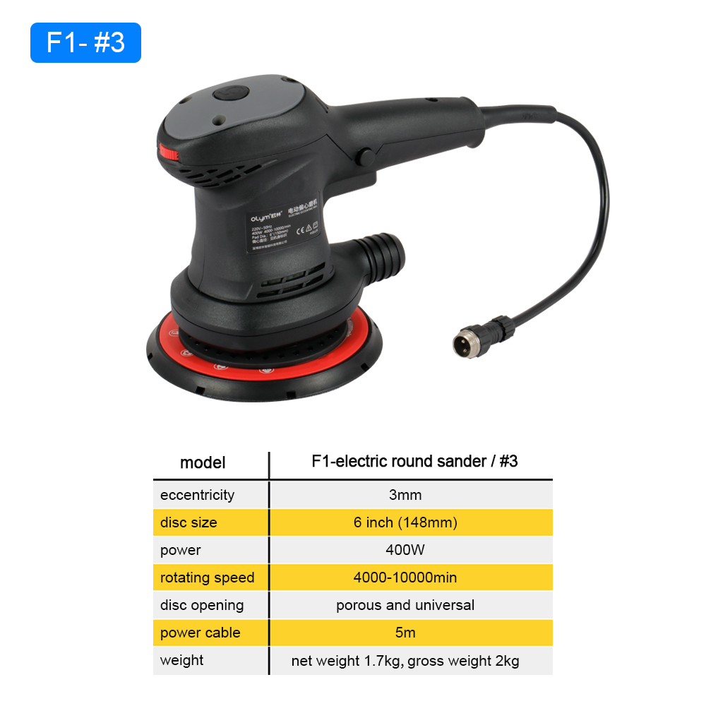 Ponceuse orbitale électrique s - Random Orbital Sander avis et prix