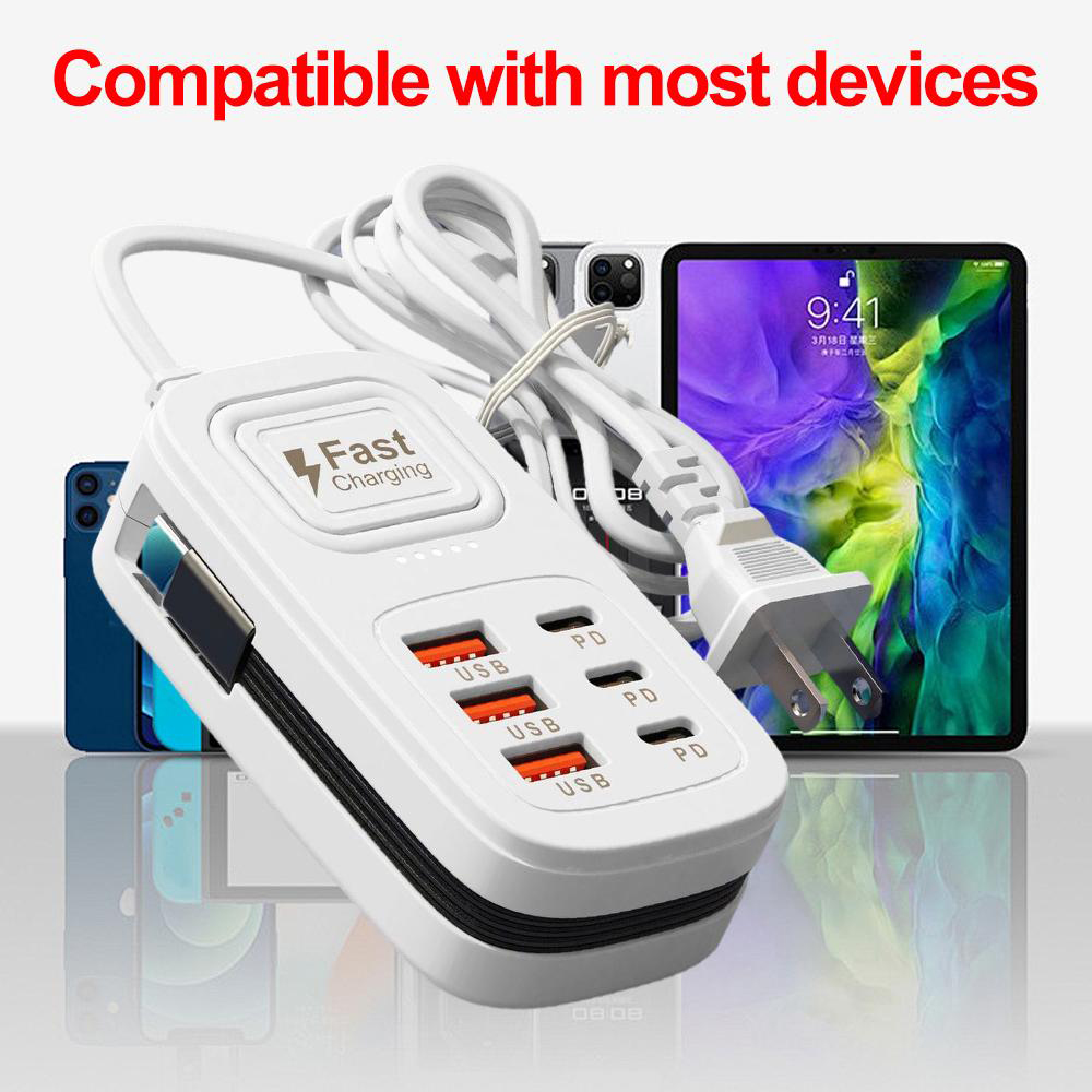 Multiprise de bureau 6 ports U - Power Tools Uk avis et prix